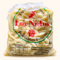 Papas frescas bastón grueso de 12 mm Los Nietos, bolsa de 4 kg sobre fondo crema.
