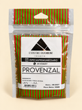Provenzal, presentación de 50 g: frente del envase sobre fondo crema.
